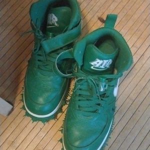 A pair of Off-White Jordans size 9vand a half